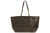 Fendi Brown/Black Large Shoulder Bag