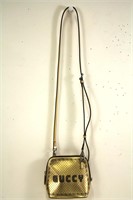 Gucci Metallic Gold/Black Mini Crossbody Bag