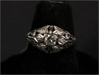 Antique 14kt 0.40ctw Diamond Ring