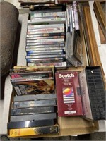 2 Flats of DVD's & VHS's