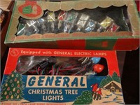 Christmas Lights & Wood Drawer