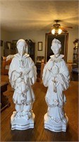 Mary & Joseph Handmade Ceramic (Repaired)