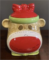 Sock Monkey Cookie Jar