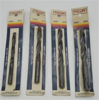 4 SET OF ASORTED SIZES DRILL BITS