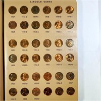 1910-2007 Lincoln Penny Book MOSTLY UNC 250 COINS