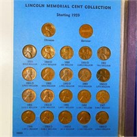 1959-1996 Lincoln Penny Book 80 CNS UNC