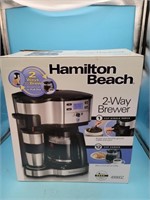 New Hamilton Beach 2-Way Brewer