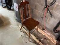 Plank Bottom Wooden Side Chair