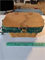 Longaberger Wooden Picnic Basket