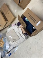 Textiles and Box of Clothing