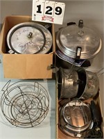 Pressure cookers, strainers, etc.