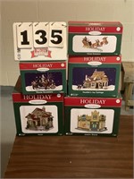 Christmas decor with boxes