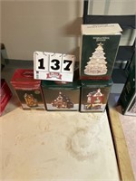 Christmas decor with boxes