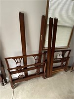 Two twin bed frames