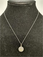 Sterling silver necklace with Fleur De Leis