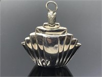 Vintage Sterling Silver Perfume Bottle Pendant