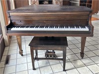 Antique Haimes & Co. Baby Grand Piano