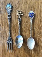 Sterling & Silver Plated Spoons