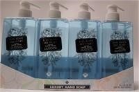 4x 384mL BLUE PEONY & POPPY HAND SOAP