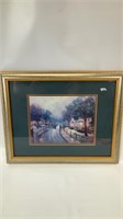 Thamas Kinkade - HomeTown Memories Framed Art