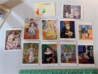 Famous Painting Postcards