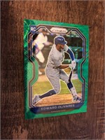 21 Prizm Green Wave Edward Olivares Rookie