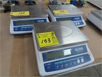 (3) Uline 30 Lb Capacity Digital Scales
