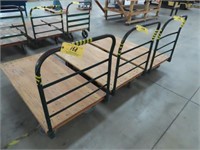 (3) Heavy Duty Shop/Material Handling Carts