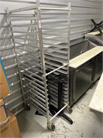 Aluminum Speed Rack on Casters