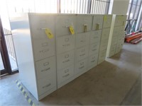 (7) 4-Drawer File Cabinets & 2-Drawer File Cabinet