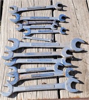 12 Craftsman Open End Wrenches