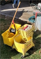 2 Commercial Mop Buckets