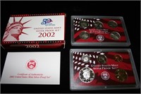 2002 U.S. Mint Proof Set