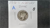 1916s Silver Mercury Dime pw1005