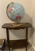 World globe and small stand