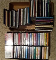 CDs and cassettes