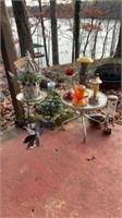 Bird Feeders, Outdoor Table, & More