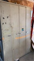 Four Door Metal Cabinet 51 x 22 x 81 Contents