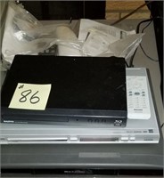 2 DVD Players, 1 VHS Player