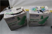 Two Boxes of MAX LITE Ear Plugs