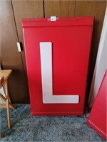 PLASTIC "L" FOR OUTDOOR SIGN 48"TALL -