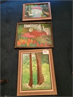 3 - PAINTINGS DONE BY FANNIE KISLING
