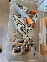 SMALL C CLAMPS; SPRING CLAMPS