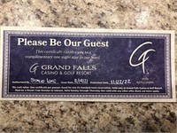 Grand Falls Casino & Golf Resort 1 Night Stay