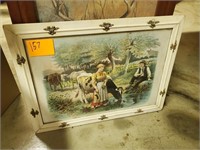 Farm Painting and Frame