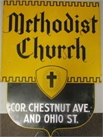 METHODIST CHURCH SIGN