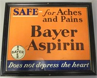 BAYER ASPIRIN SIGN