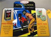 DUPONT AUTO POLISHES SIGN