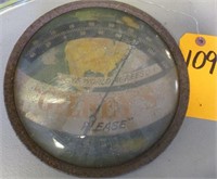GILBEY'S ADVERTISING THERMOMETER