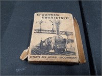 Vintage Netherlands Railway Quartet Card Game